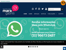 Tablet Screenshot of maragabrilli.com.br